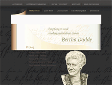 Tablet Screenshot of bertha-dudde.info